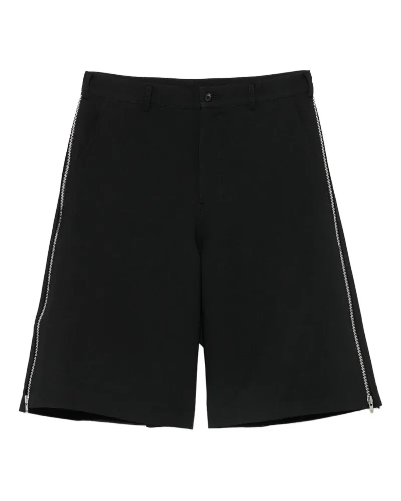 Comme des Garçons zip-detail shorts - Schwarz Schwarz