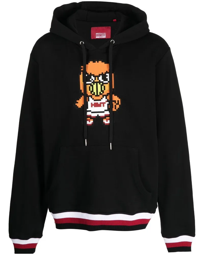 Mostly Heard Rarely Seen Hoodie mit "Miami"-Print Schwarz