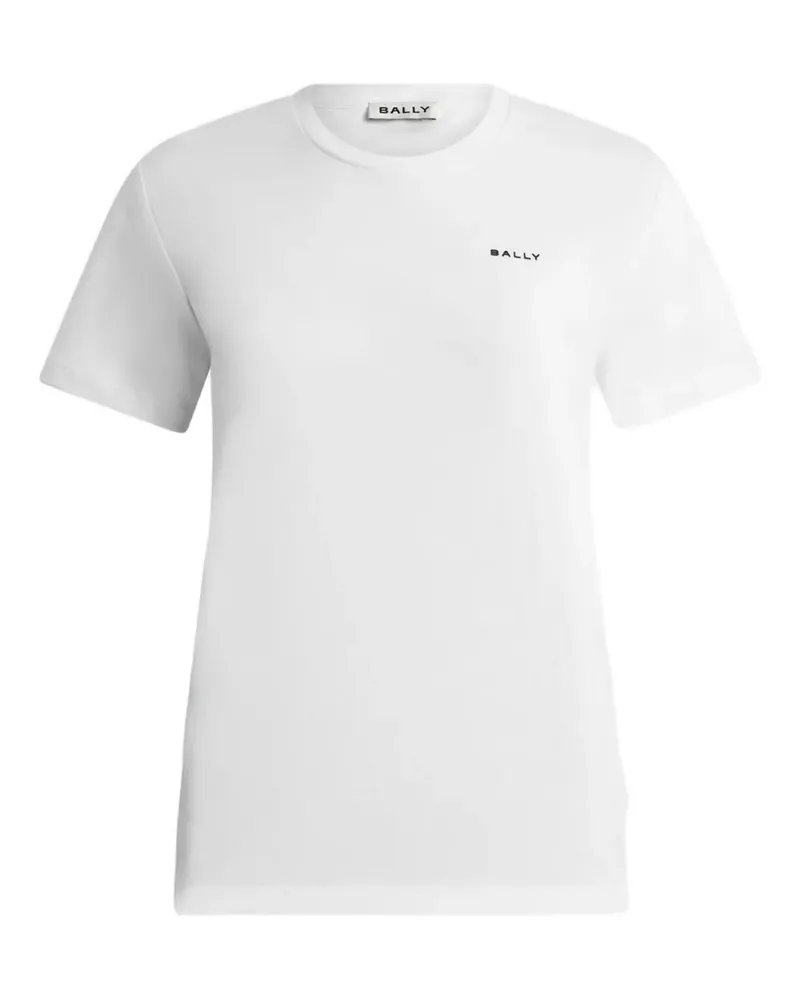 Bally T-Shirt mit Logo-Print - Weiß Weiß