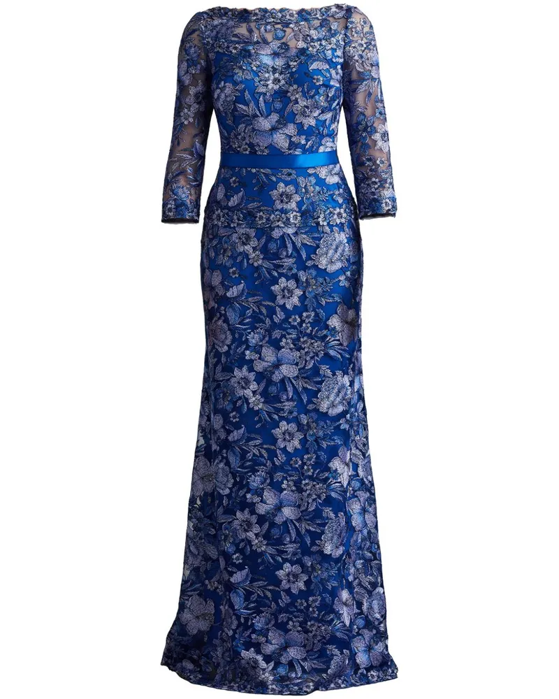 Tadashi Shoji Fulcher Abendkleid - Blau Blau