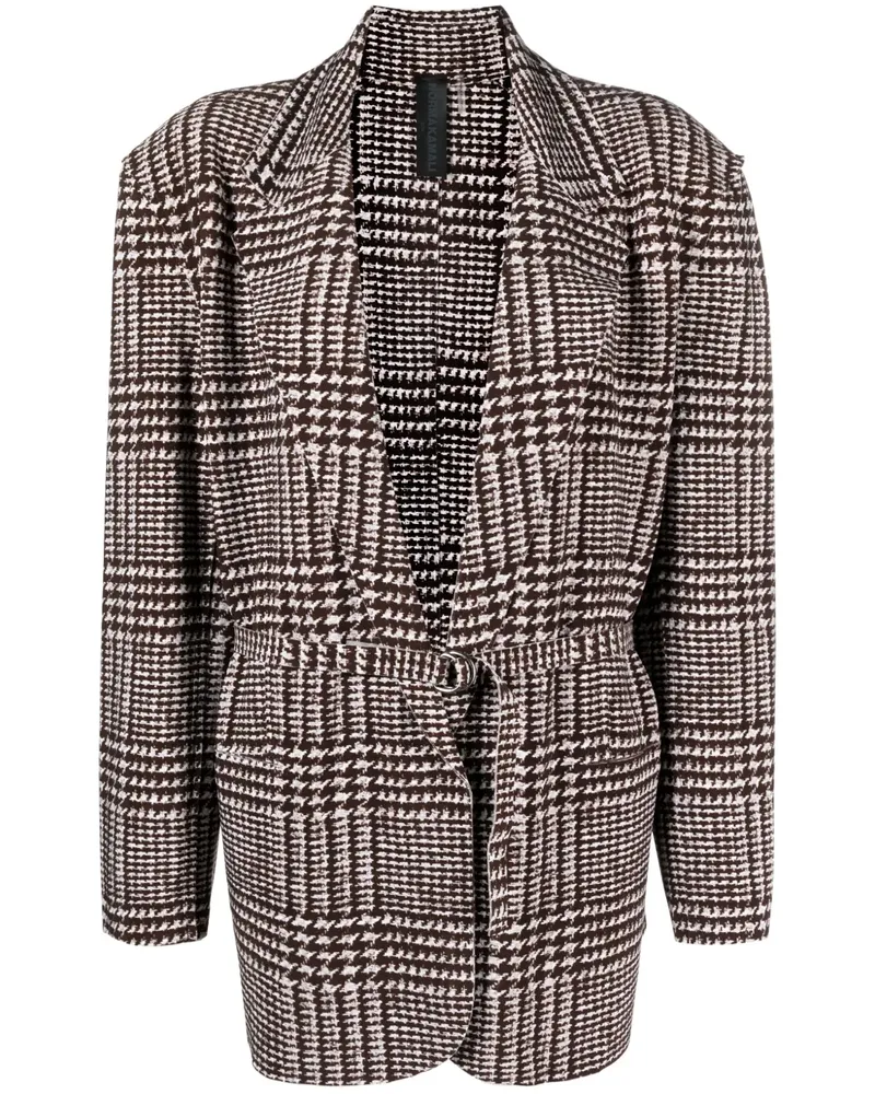 Norma Kamali Einreihiger Blazer - Braun Braun
