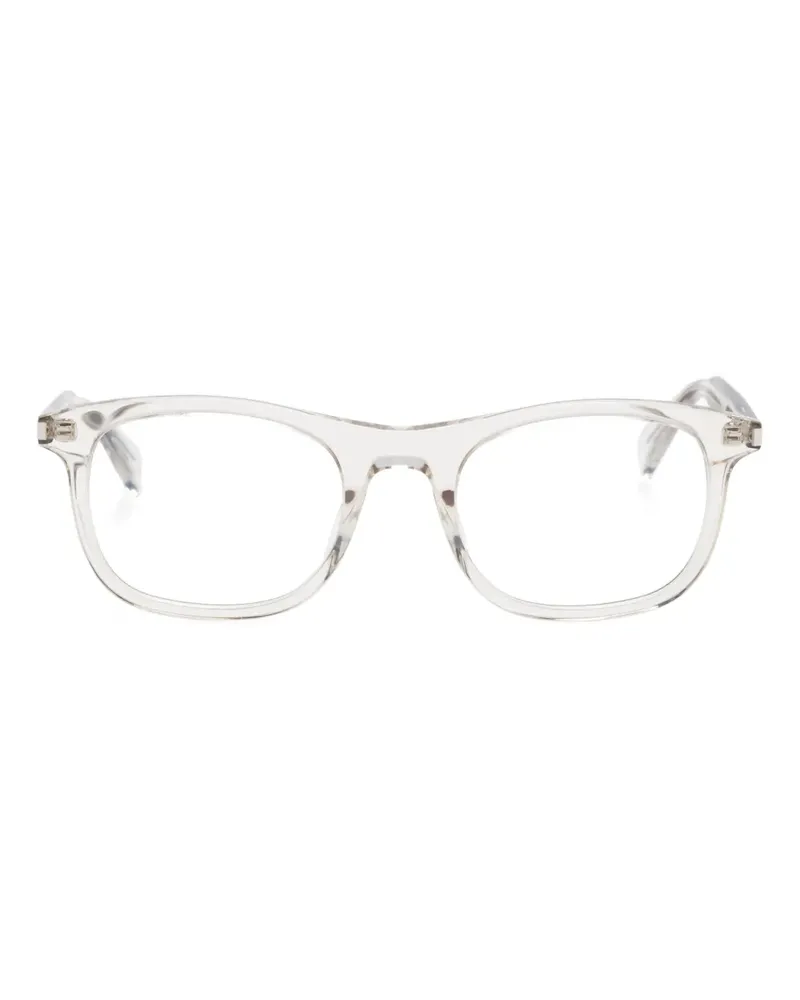 Saint Laurent Brille mit eckigem Gestell - Weiß Weiß