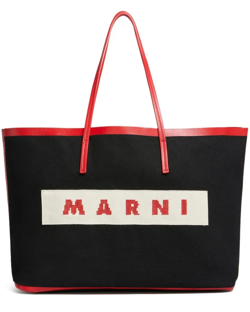 Marni Kleine Janus Handtasche Schwarz