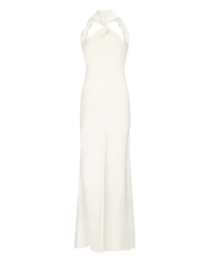 ATTICO Kleid mit Knotendetail - Weiß Weiß