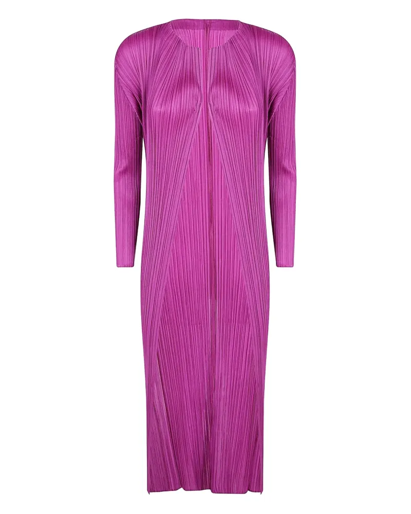 Issey Miyake Mantel mit Falten - Rosa Rosa