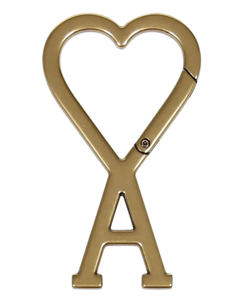 AMI Paris Ami de Coeur Schlüsselanhänger - Gold Gold