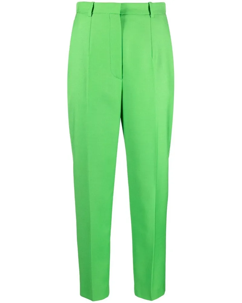 Alexander McQueen Cropped-Hose mit hohem Bund - Grün Grün