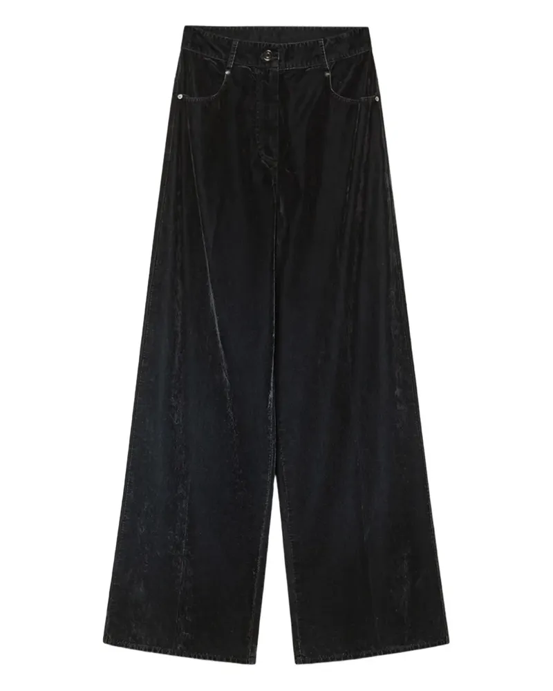 forte_forte five-pockets trousers - Schwarz Schwarz
