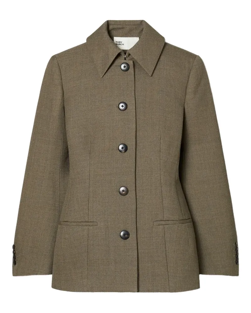 Tory Burch Geknöpfte Jacke - Braun Braun