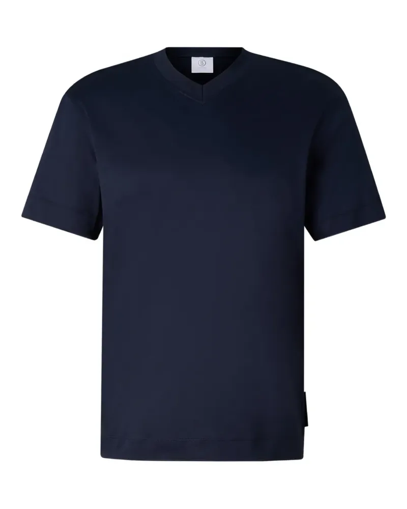 Bogner Tiam T-Shirt mit V-Ausschnitt - Blau Blau