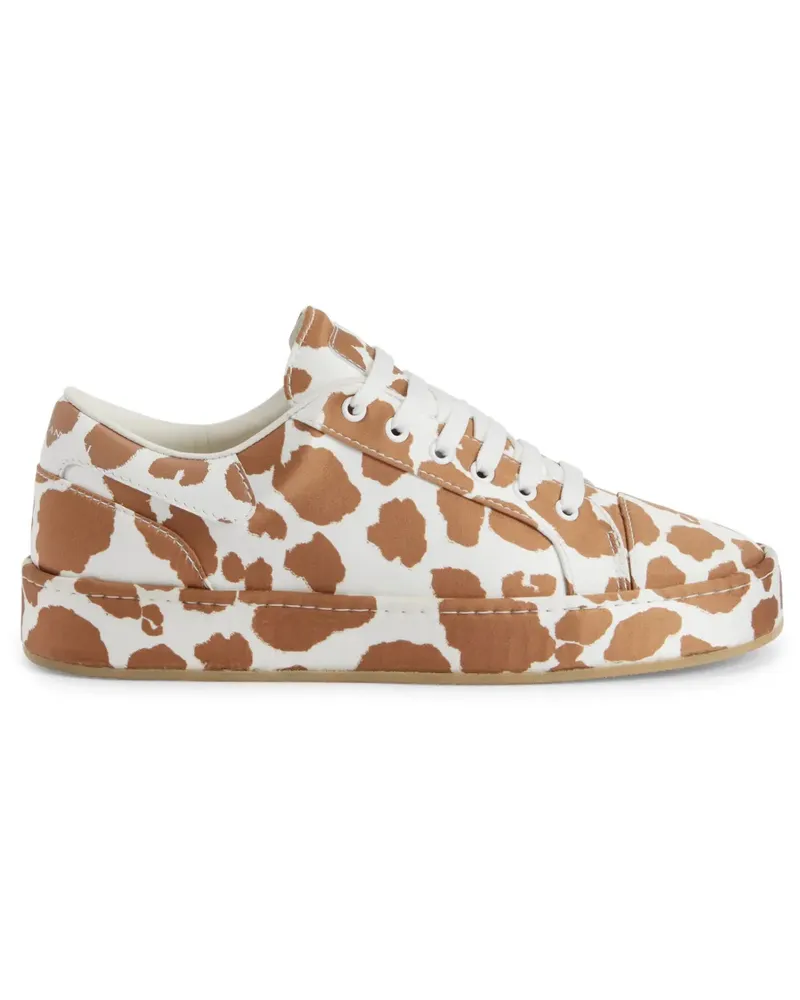 Giuseppe Zanotti GZ-City Sneakers mit Kuh-Print - Braun Braun