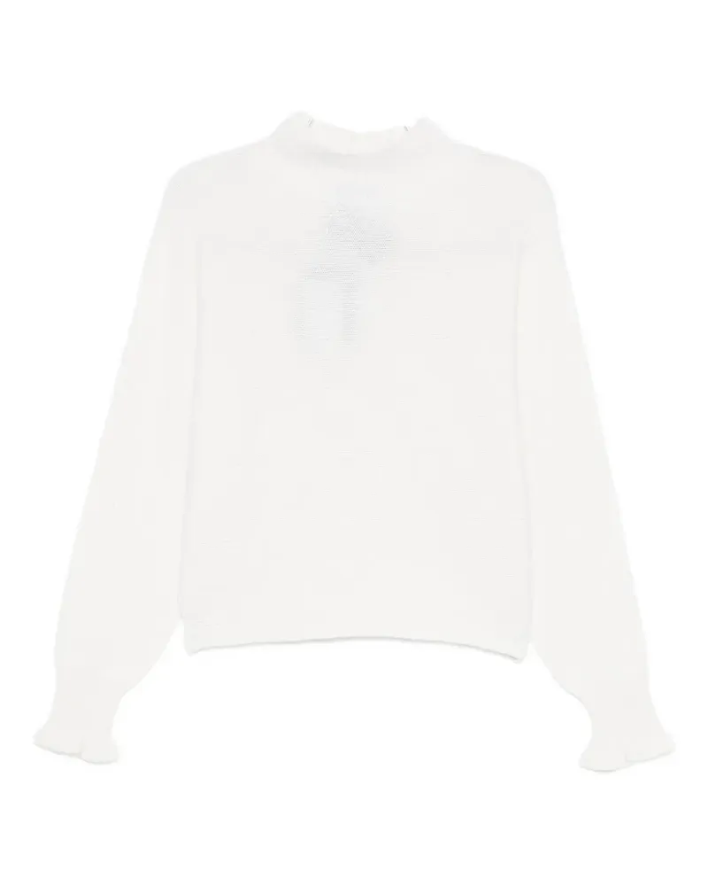 Twin-Set mock-neck sweater - Weiß Weiß
