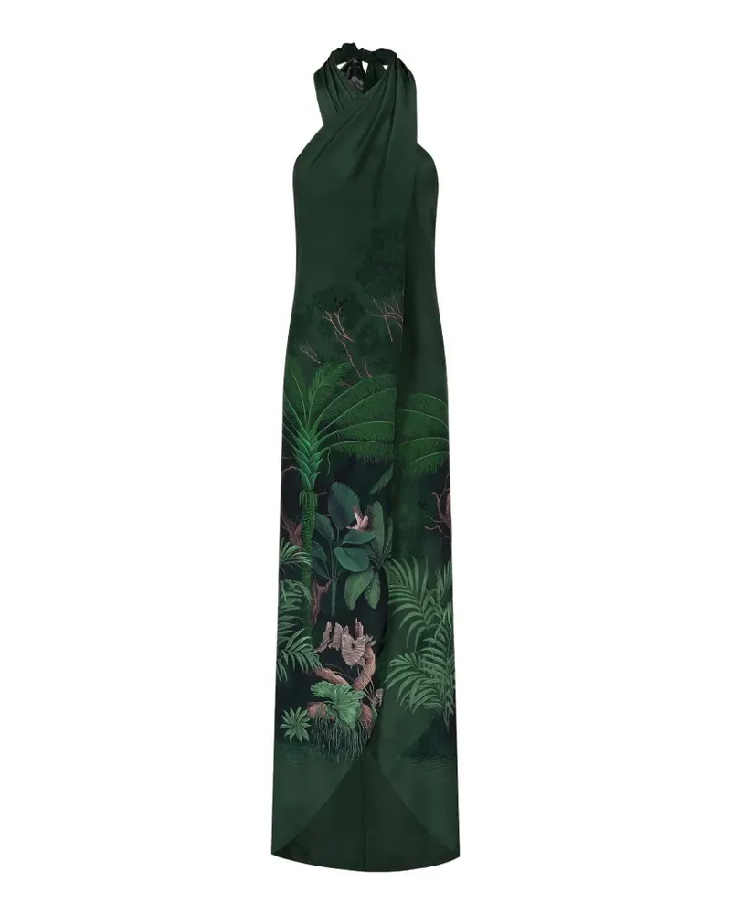 Johanna Ortiz Silent Water Oberteil mit Blumenmuster - Grün Grün