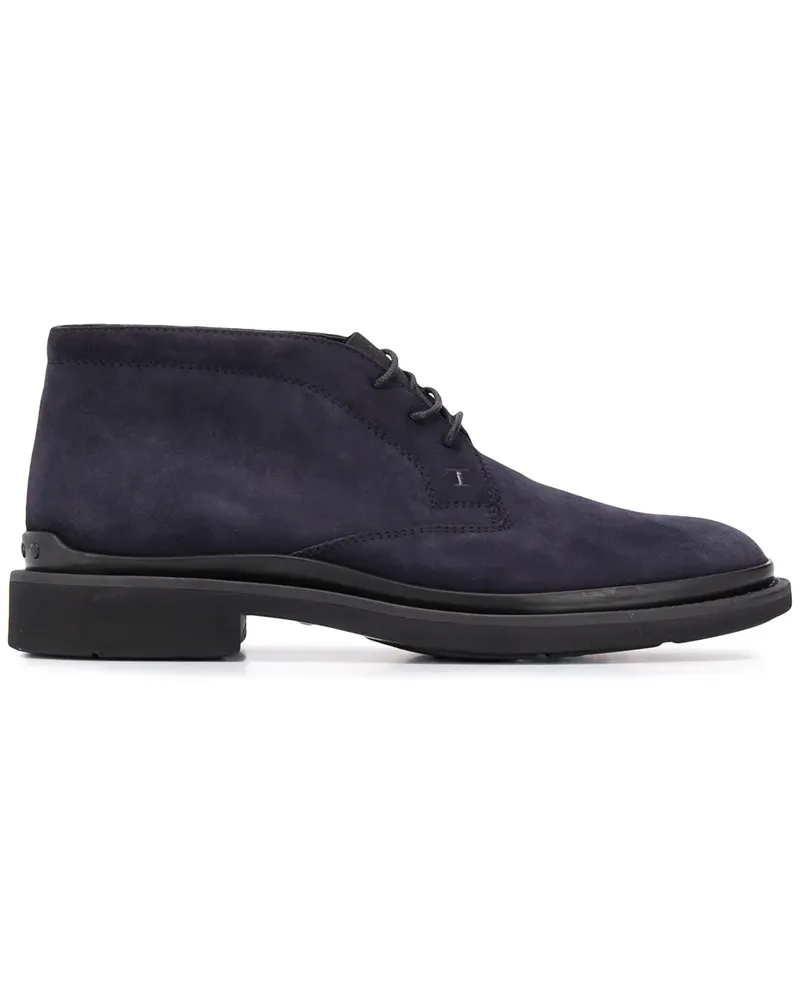 TOD'S Knöchelhohe Schnürstiefel - Blau Blau