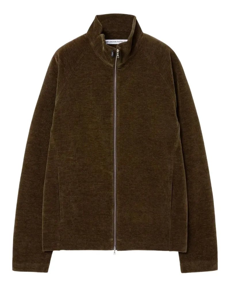 Post Archive Faction Moss zip-fastening jacket - Braun Braun