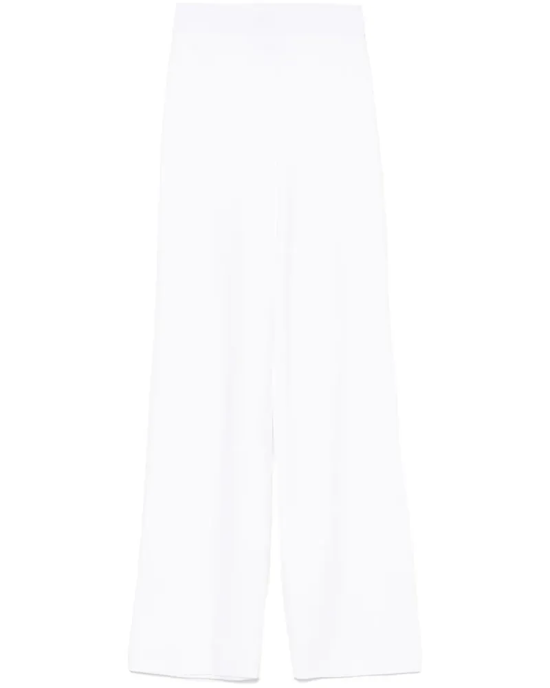 Peserico Strickhose mit geradem Bein - Weiß Weiß