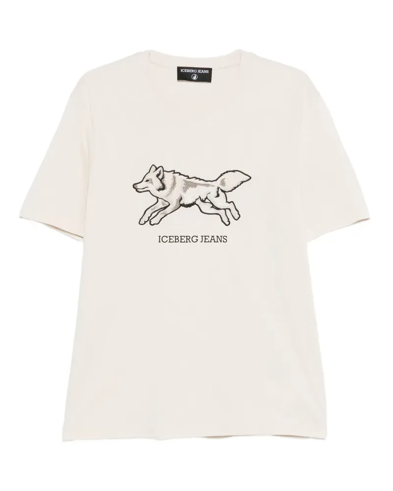 Iceberg Klassisches T-Shirt - Nude Nude