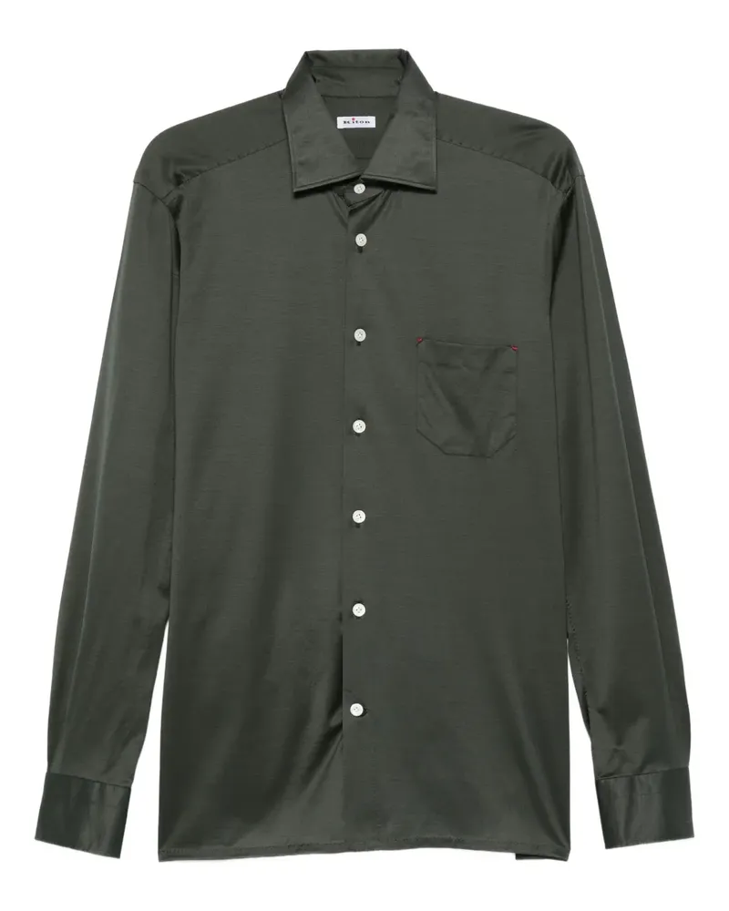 Kiton Nerano Hemd - Grün Grün