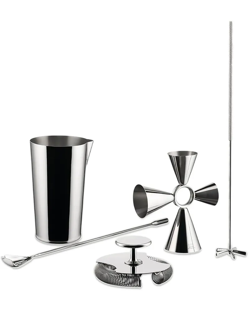 Alessi Tending Box 5 Piece Set - Silber Silber