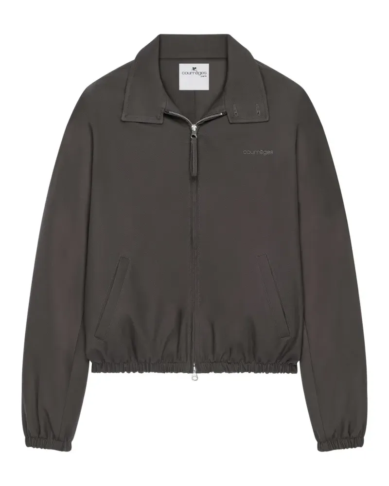 Courrèges Jacke mit Reißverschluss - Grau Grau