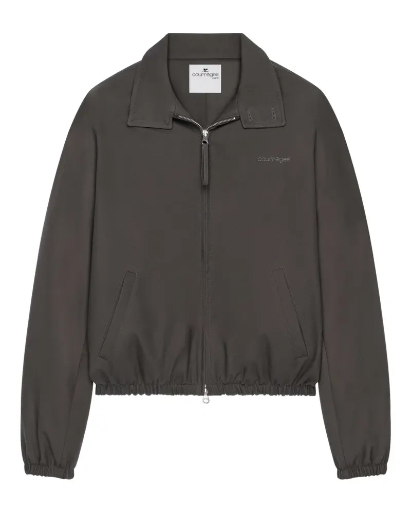 Courrèges Jacke mit Reißverschluss - Grau Grau