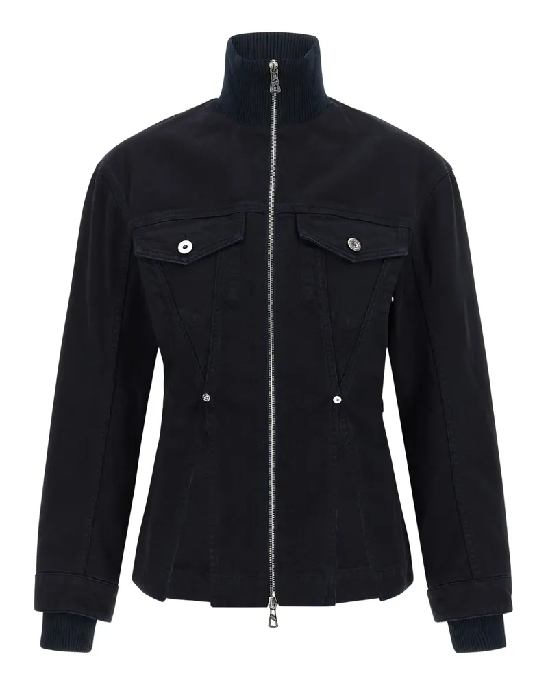 Jean Paul Gaultier Jeansjacke mit Schlitz - Blau Blau