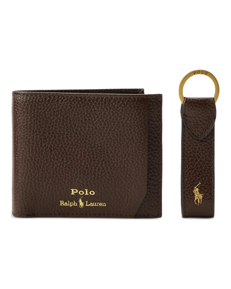 Ralph Lauren Strukturiertes Portemonnaie - Braun Braun