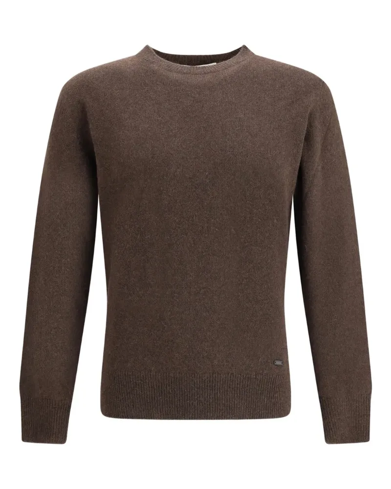 Brooksfield Pullover mit Rundhalsausschnitt - Braun Braun