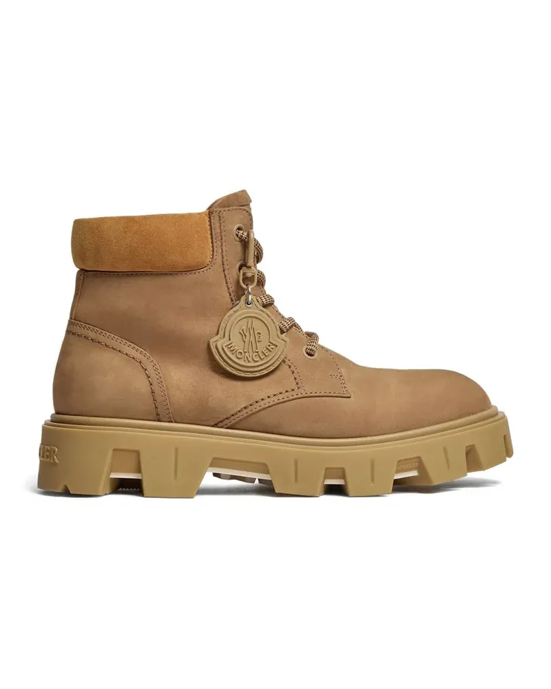 Moncler Peak City ankle boots - Nude Nude