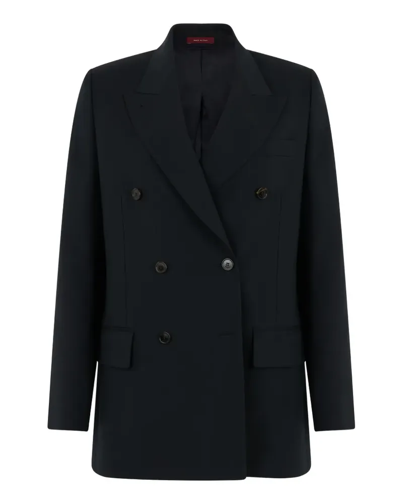 Gucci double-breasted peak-lapel blazer - Blau Blau