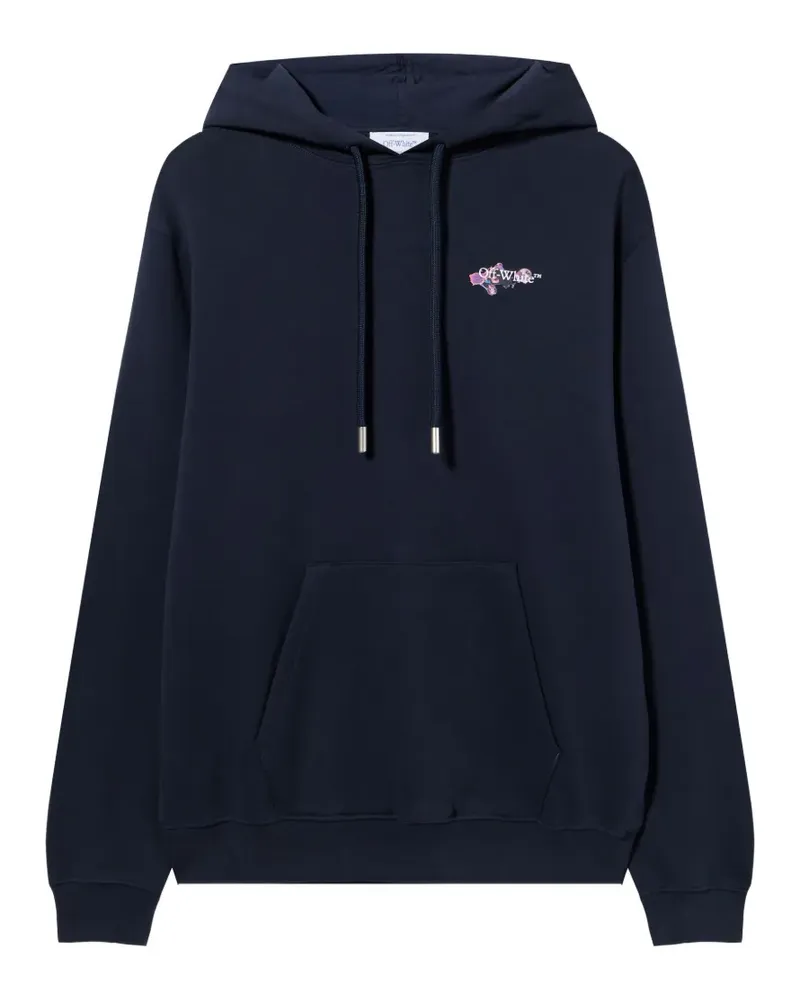 OFF-WHITE arrow hooded hoodie - Blau Blau