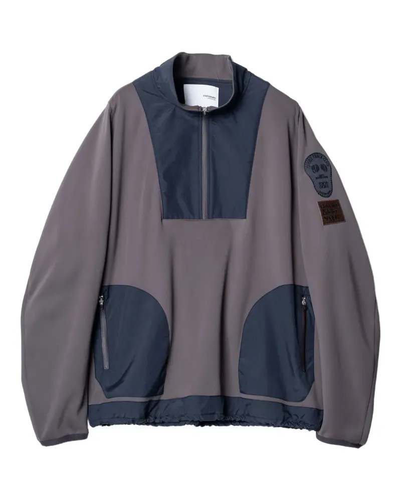 Yoshio Kubo Jacke mit Ripstop-Einsätzen - Braun Braun
