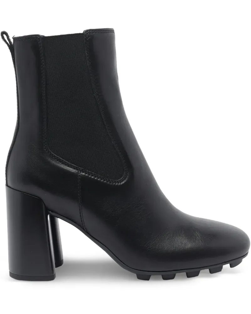Hogan Stiefel mit Blockabsatz 90mm - Schwarz Schwarz