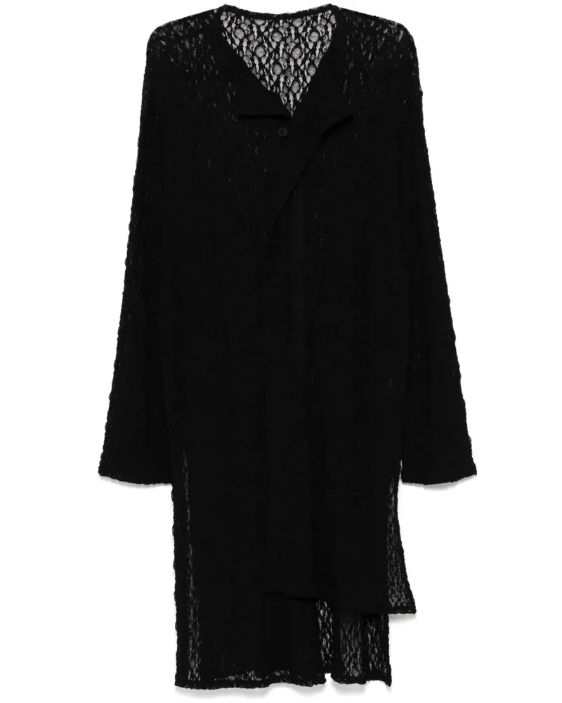 Yohji Yamamoto Langärmeliges Hemd - Schwarz Schwarz