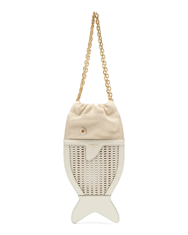Lancel Funny Fish pouch - Weiß Weiß