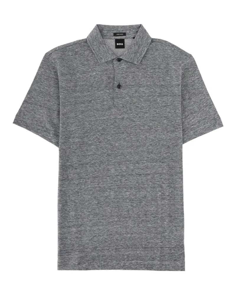 HUGO BOSS short sleeve polo shirt - Grau Grau