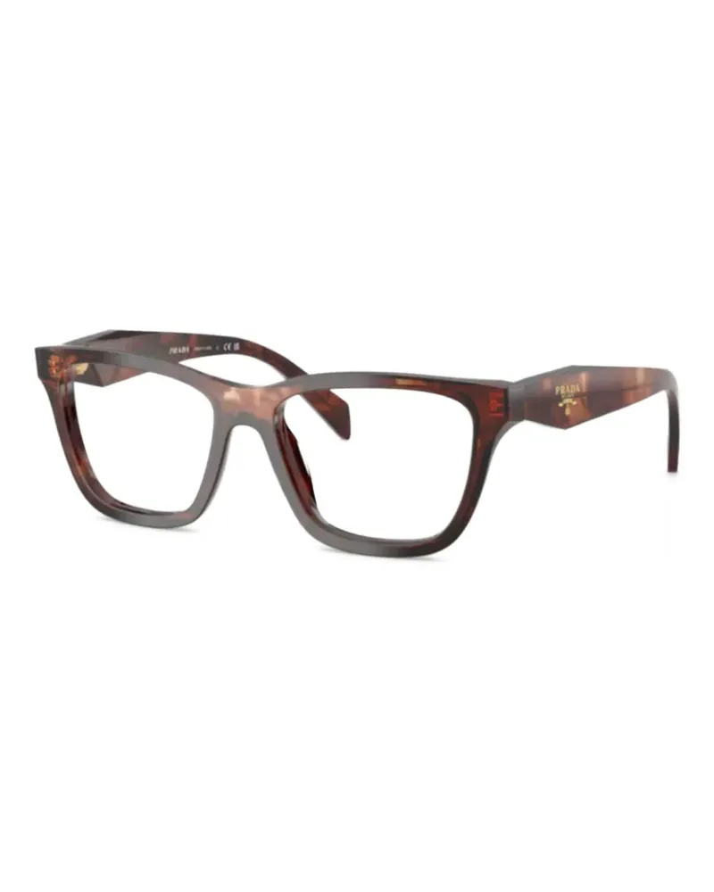 Prada Geometrische Vista Brille - Braun Braun