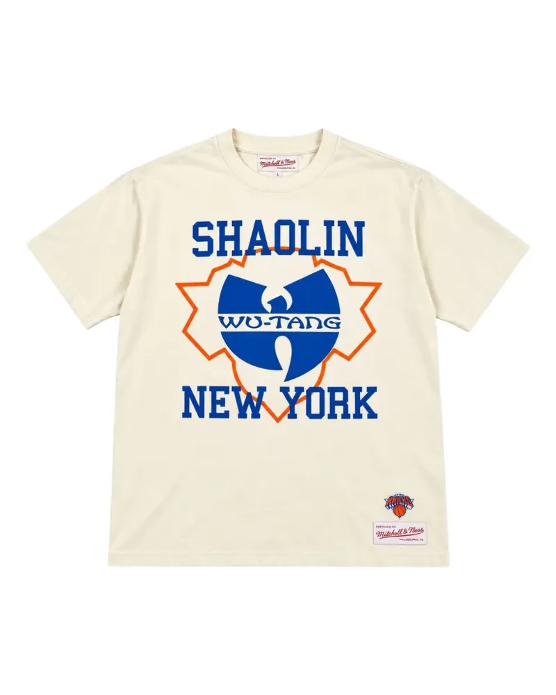 Mitchell & Ness x Wu-Tang x New York Knicks T-shirt - Nude Nude