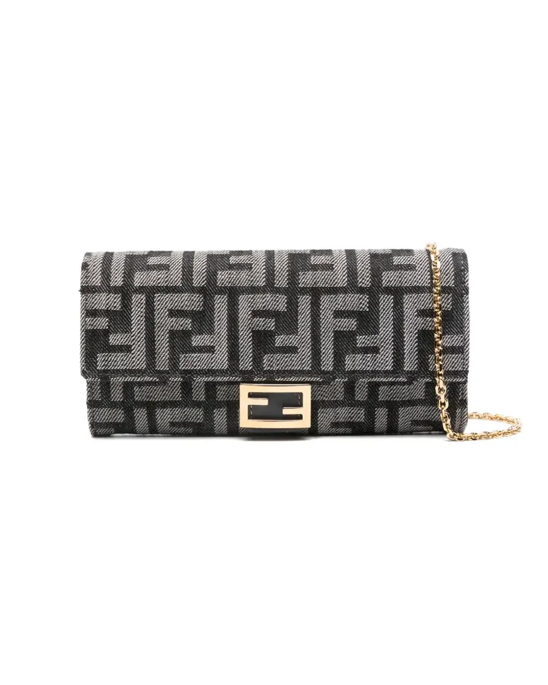Fendi Baguette Continental cross body bag - Blau Blau
