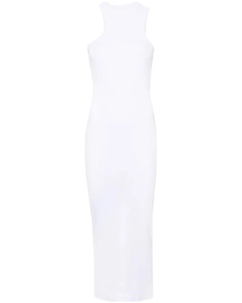 Axel Arigato Asymmetrisches Strick-Midikleid - Weiß Weiß