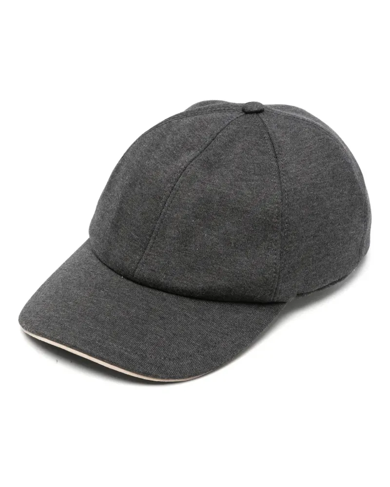 Eleventy Baseballkappe mit Einsätzen - Grau Grau