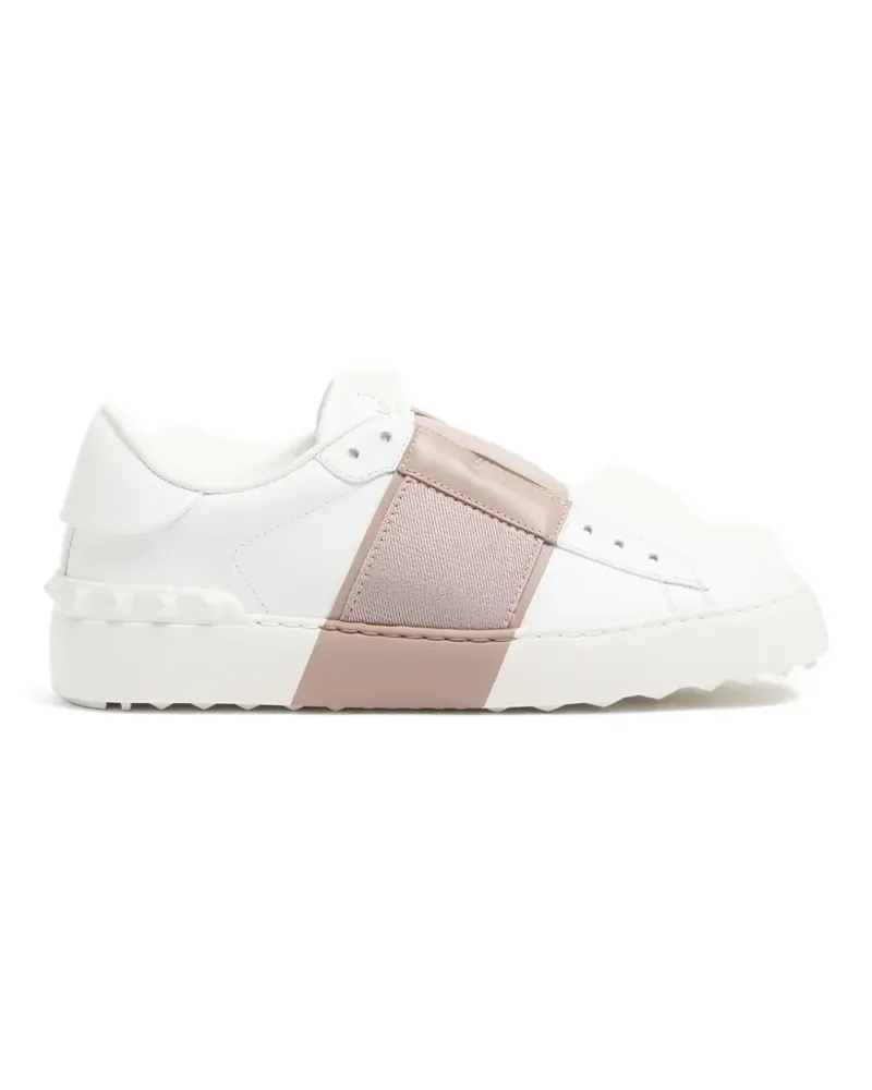 Valentino Garavani Tie-Up Sneakers aus Nappaleder - Weiß Weiß