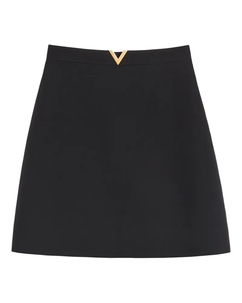 Valentino Garavani Crepe Couture Minirock - Schwarz Schwarz