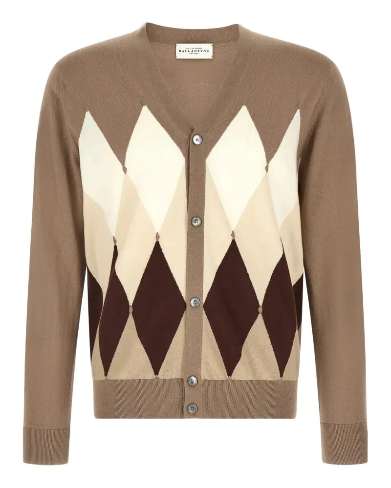 Ballantyne cotton cardigan - Nude Nude