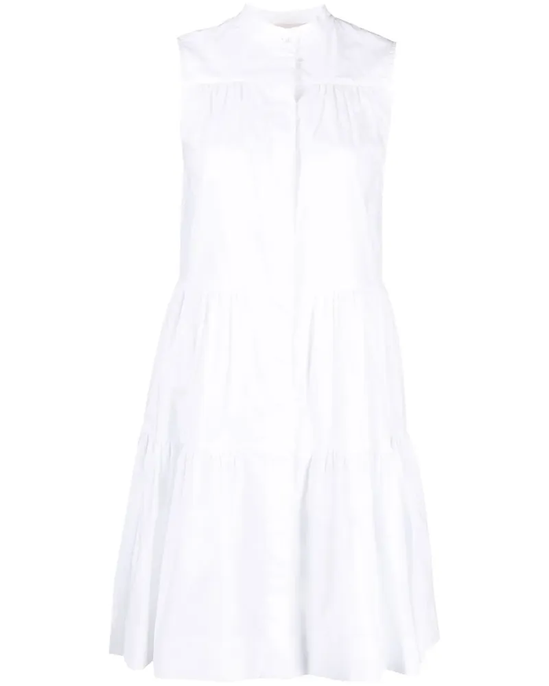 Blanca Gestuftes Hemdkleid - Weiß Weiß