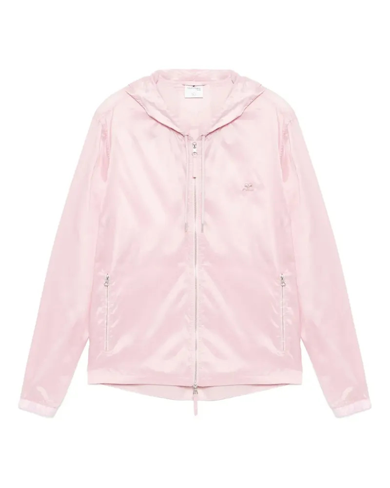 Courrèges Windbreaker mit Kapuze - Rosa Rosa
