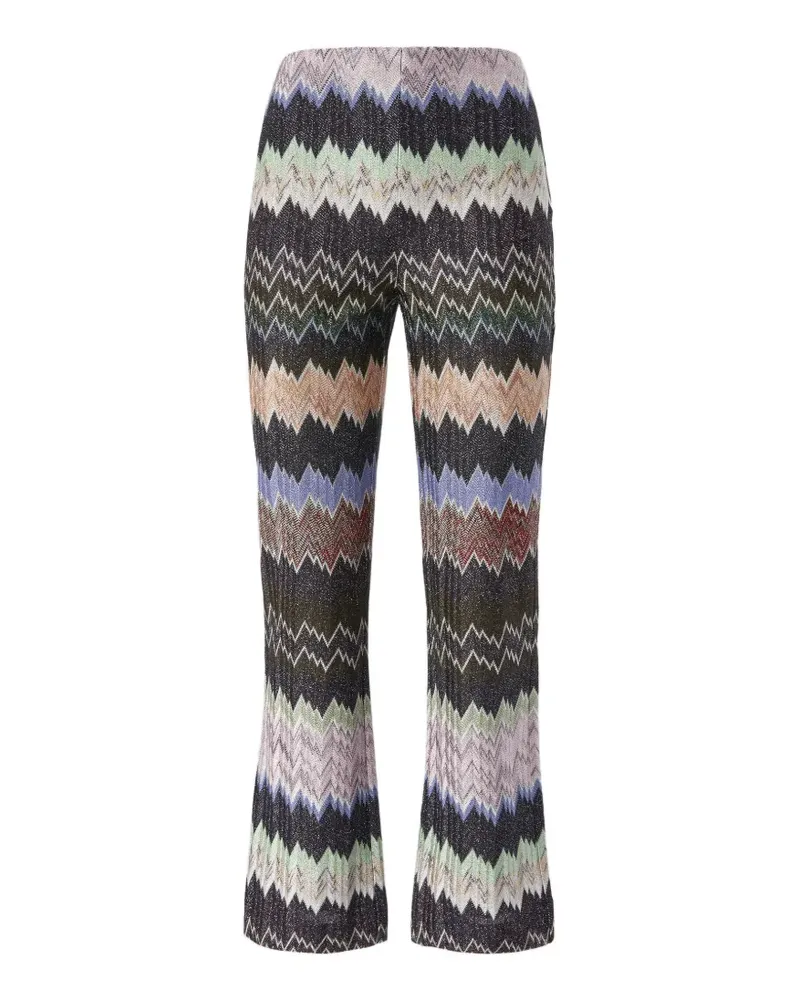 Missoni snake-pattern trousers - Schwarz Schwarz