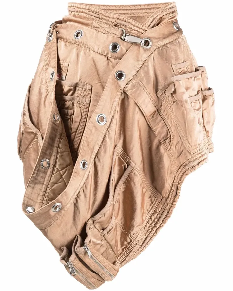 Diesel Asymmetrischer Midirock - Nude Nude
