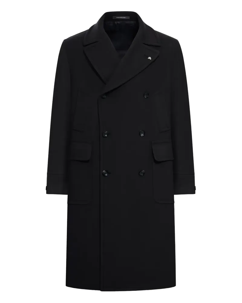 Tagliatore Doppelreihiger Mantel - Schwarz Schwarz