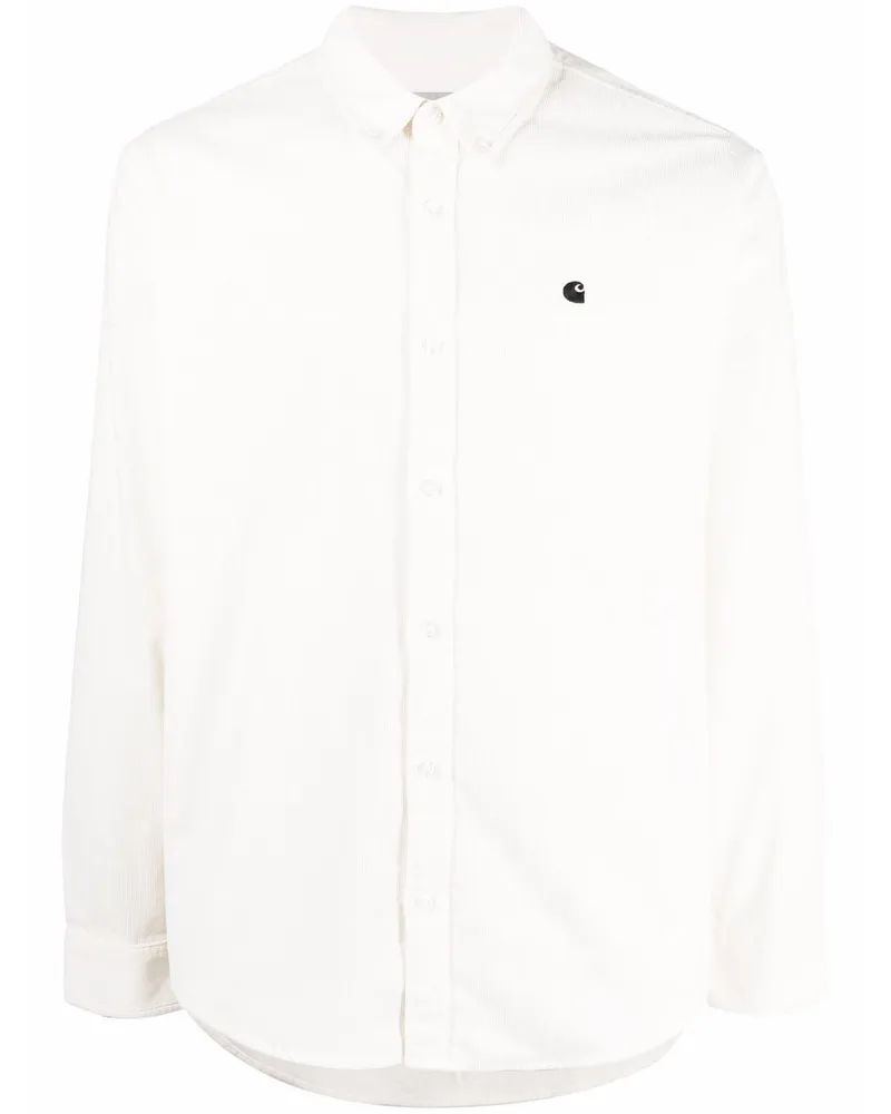 Carhartt WIP Madison Hemd aus Feincord - Weiß Weiß